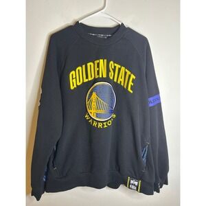 Two Hype Black Golden State Warriors Sweatshirt Men XXL